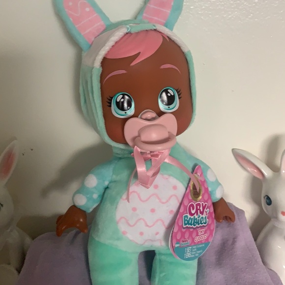 Cry Babies Magic Tears Tiny Cuddles dressed in Bunny edition 2023. - Picture 1 of 5